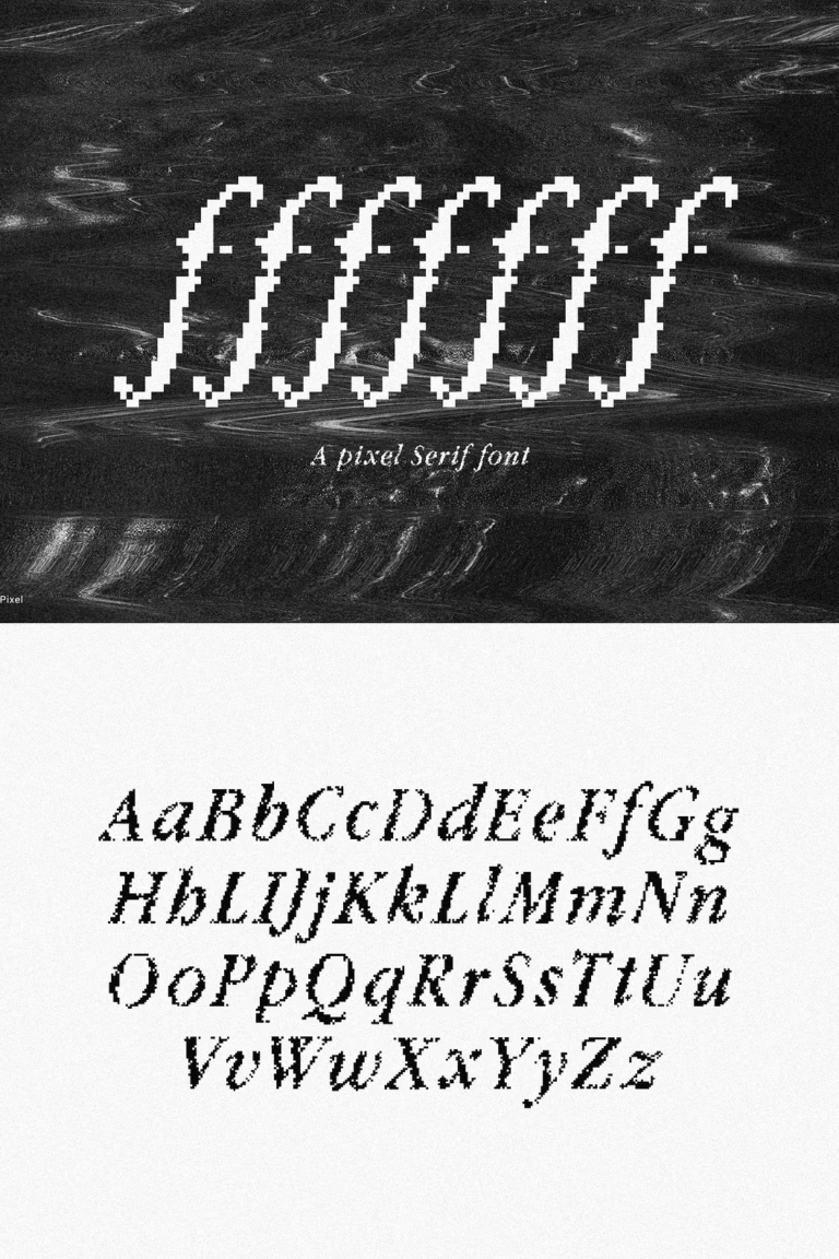 Fffffff Pixel Serif Font - Siteoutsite