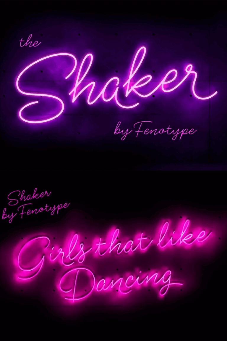 Shakers Script Context Shaker Script Font - Siteoutsite