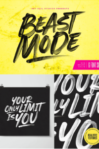 Beast Mode SVG Font - Siteoutsite