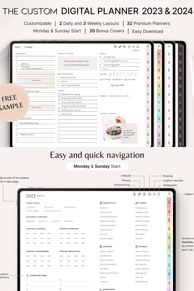 2024 Digital Planner iPad - Siteoutsite