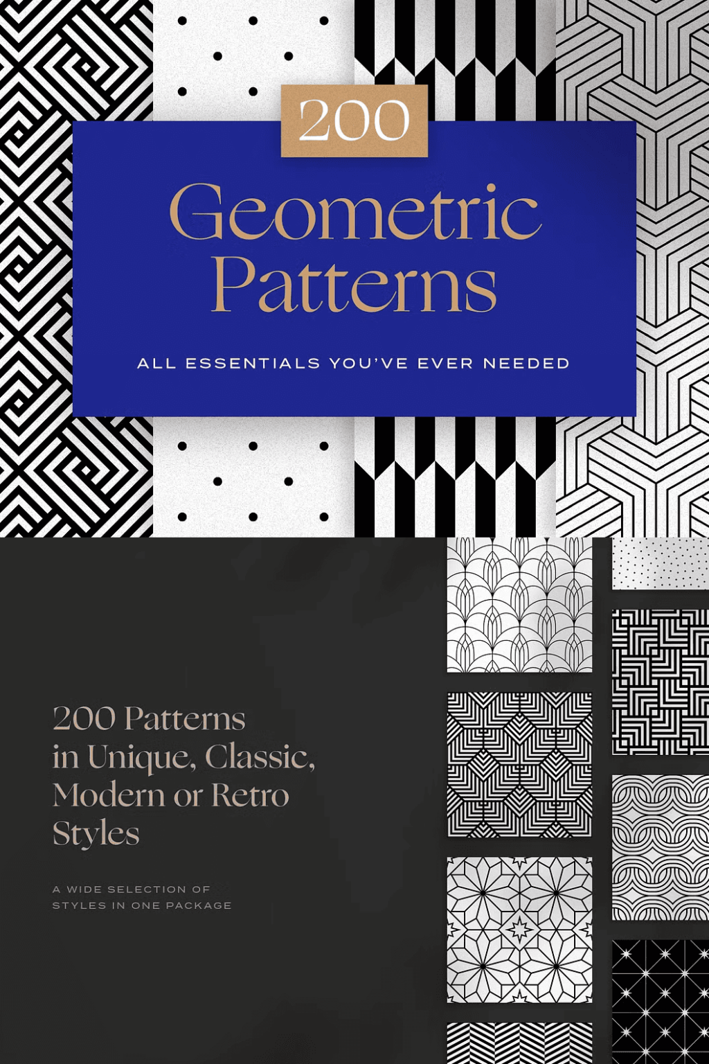 200 Essential Geometric Patterns - Siteoutsite