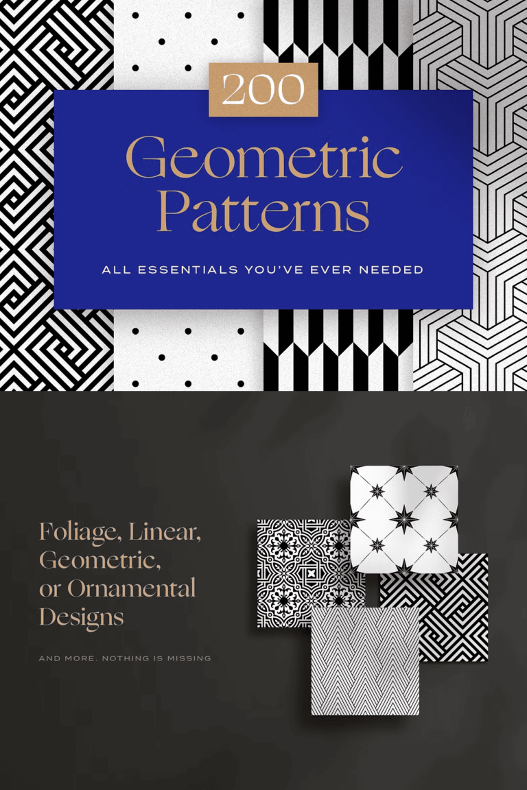 200 Essential Geometric Patterns - Siteoutsite