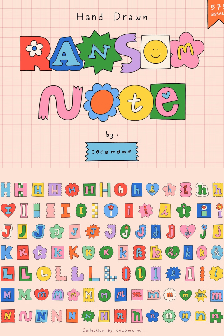 Ransom Note Cut Out Letter - Siteoutsite