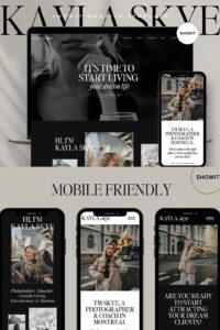 Showit website Template | Kayla Skye - Siteoutsite